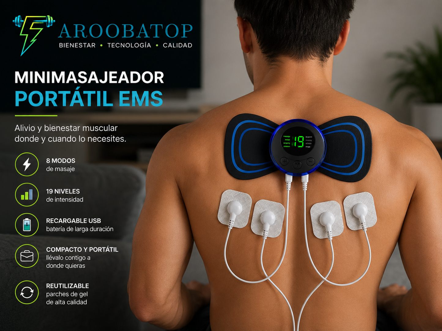 Parches Electrodos EMS