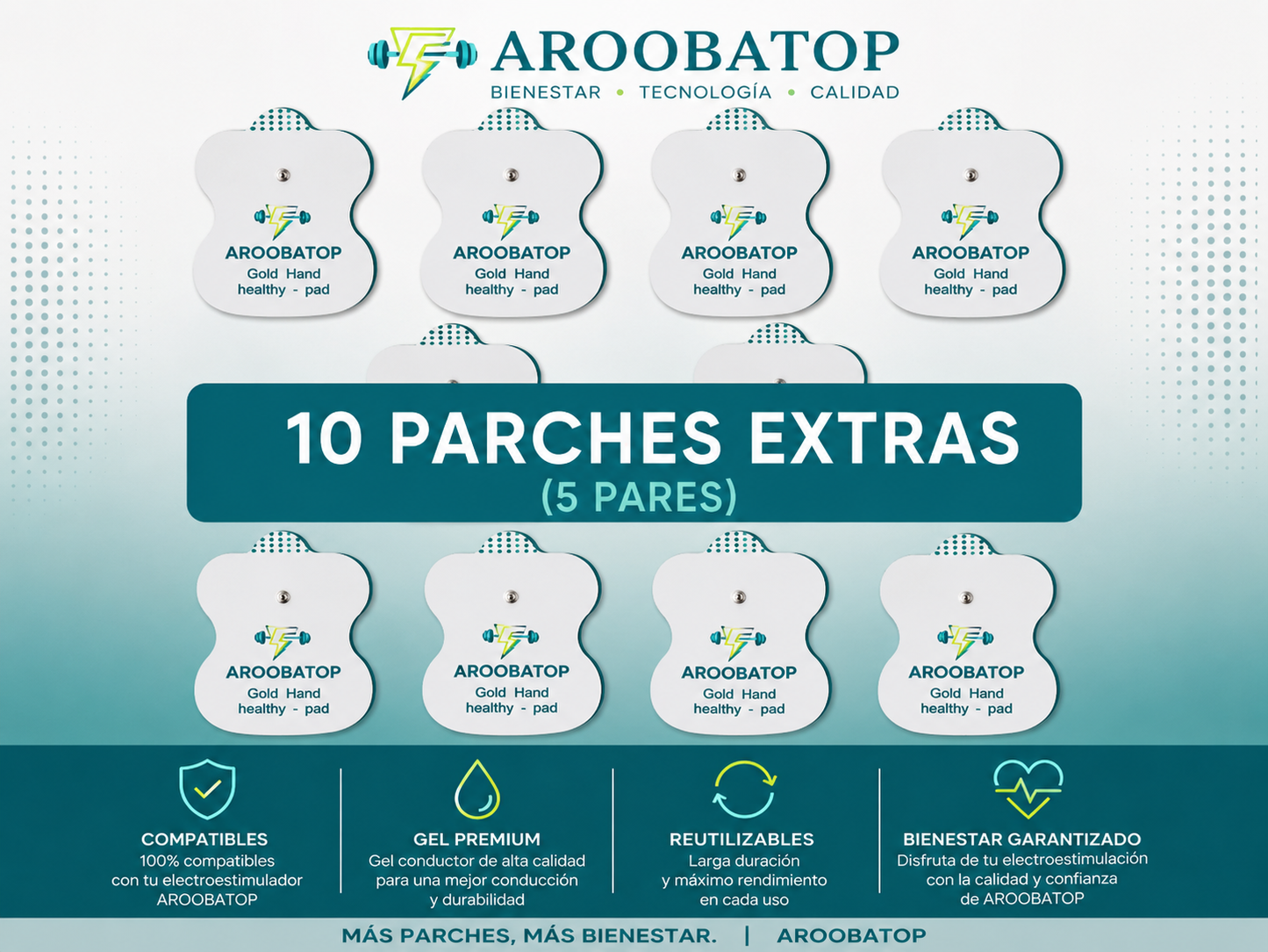 Parches Electrodos EMS