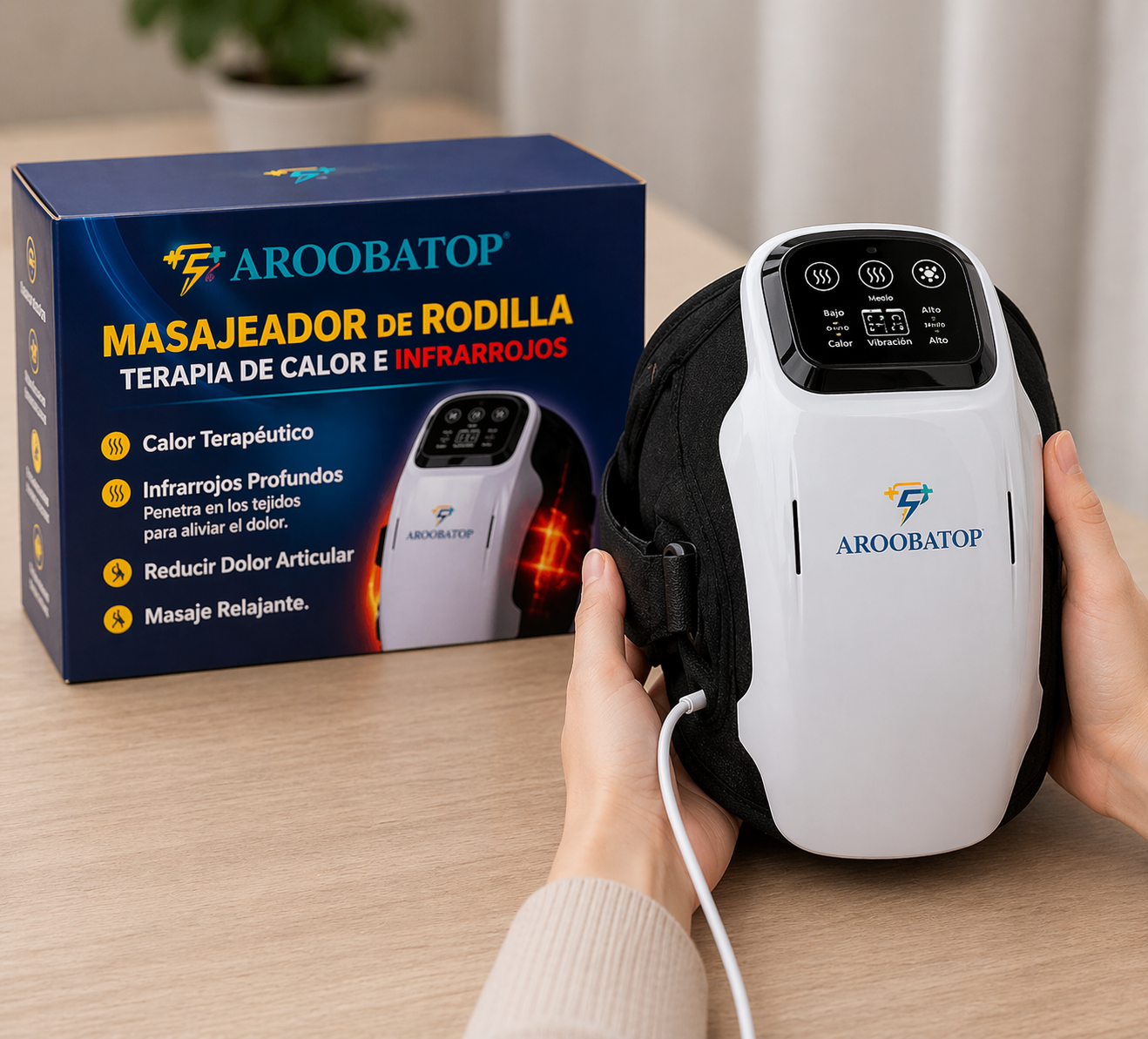 Masajeador con infrarrojo