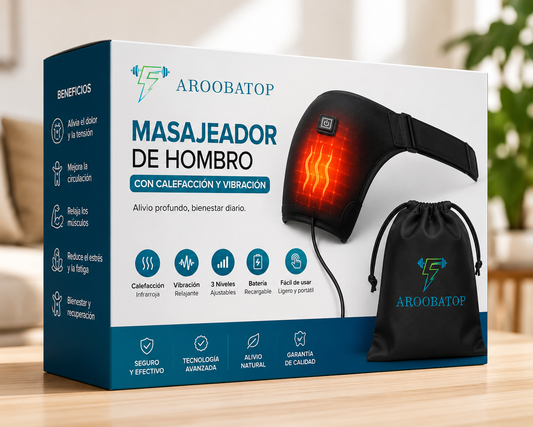 Masajeador de hombro con calefacción