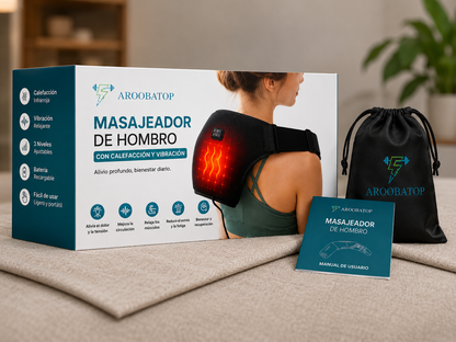 Masajeador de hombro con calefacción