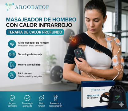 Masajeador de hombro con calefacción
